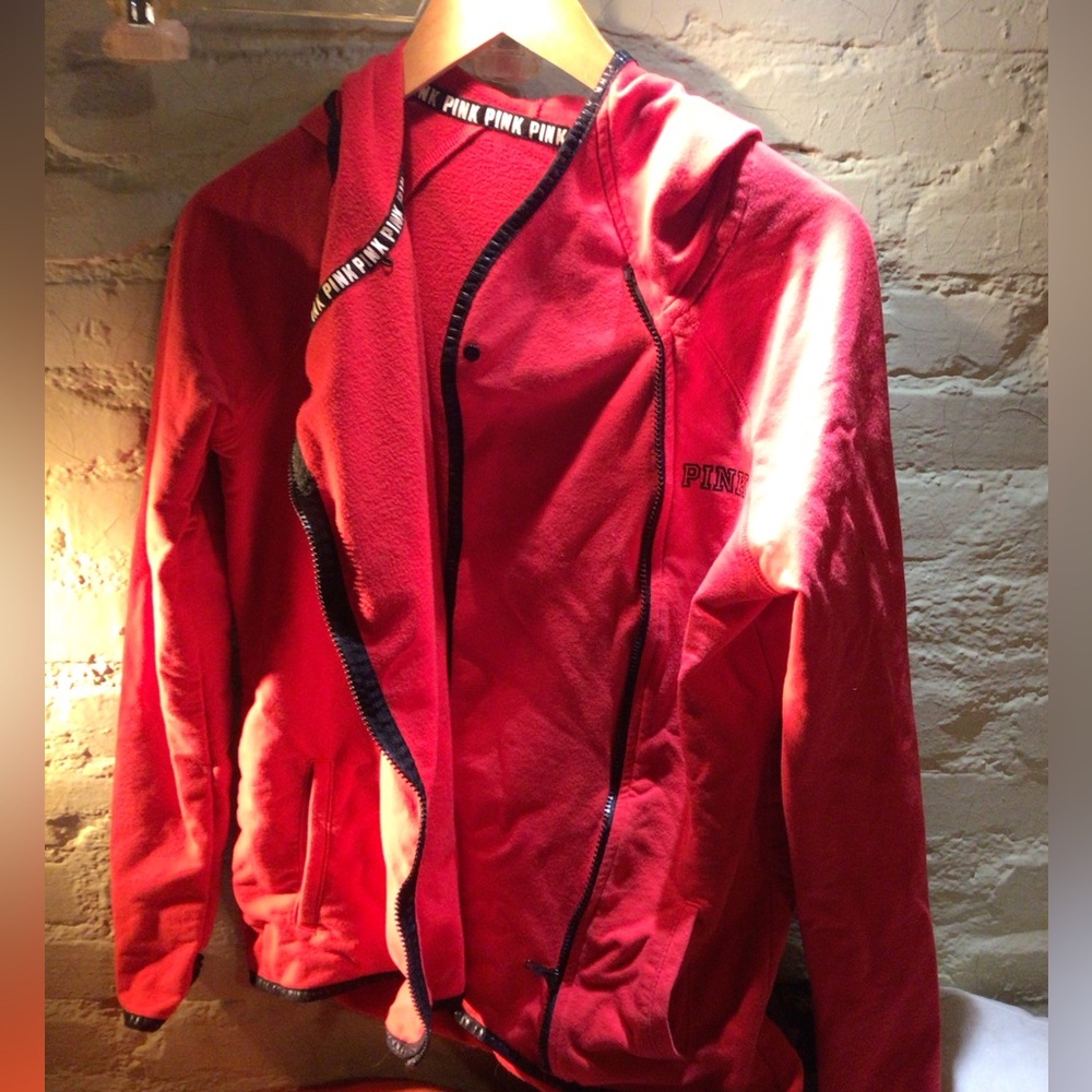 RARE Pink Zip-Up Jacket